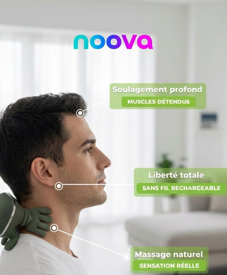 Noova – 4D Deep Kneading Cervical Massager (Real Hands Effect)